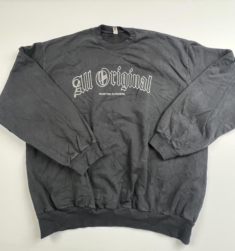 Los Angeles Apparel 14 OZ Sweatshirt Mens 2XL All Original Skull Graphic USA